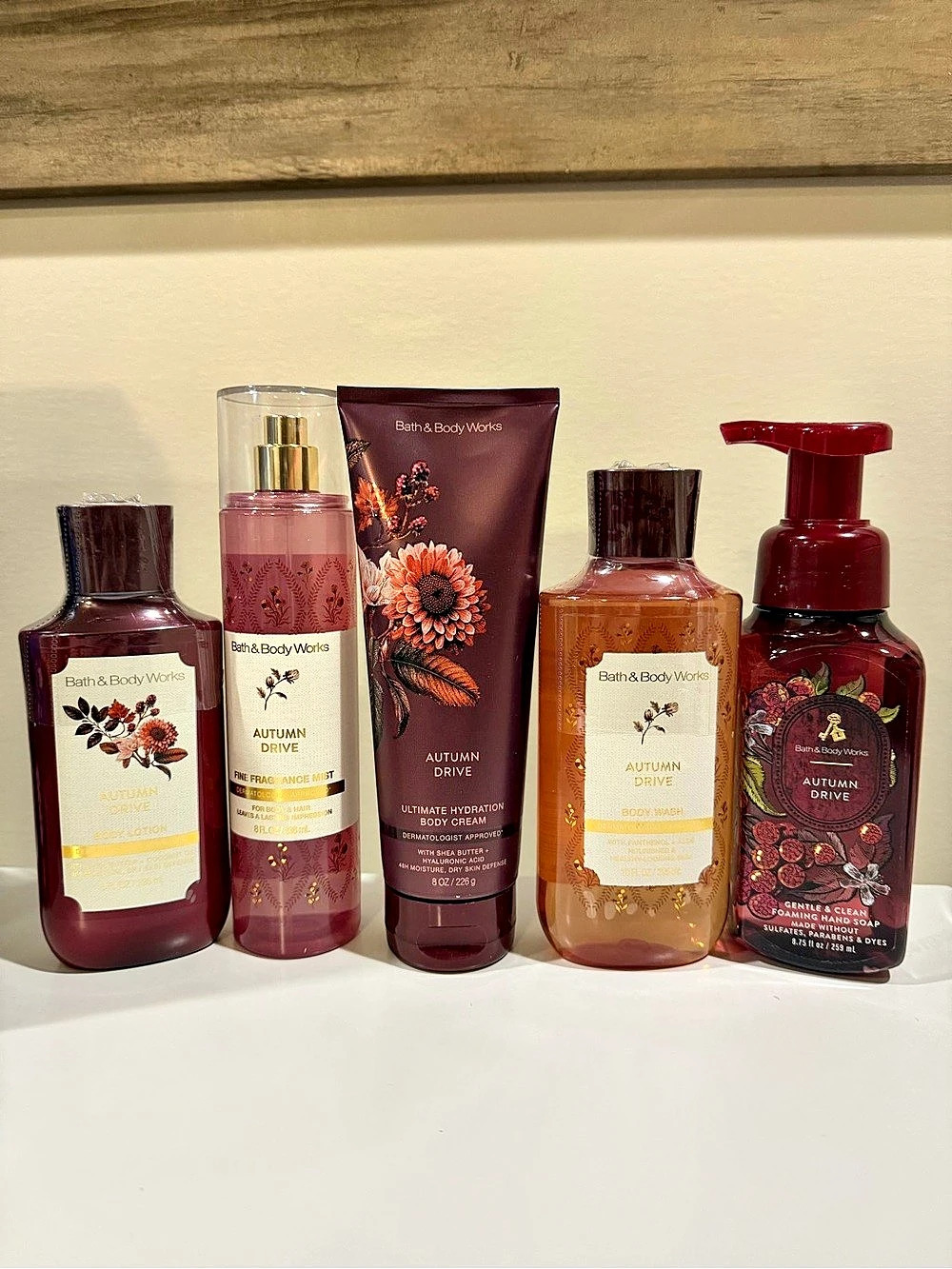 Bath & Body Works Autumn Drive 5-Piece Body Care Collection NWT 2026